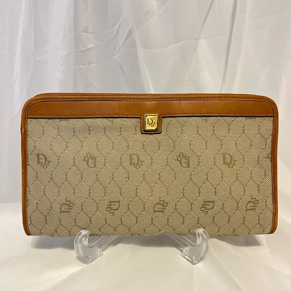 Christian Dior Vintage Honeycomb Clutch
